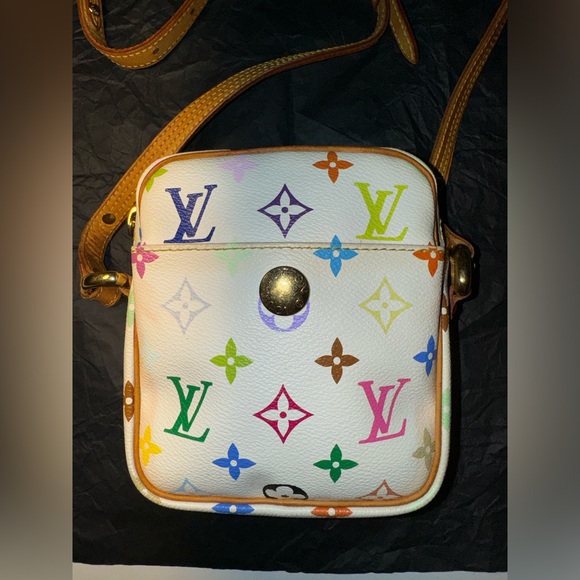 Louis Vuitton Lift Crossbody White Canvas Murakami Multicolore Monogram - Picture 2 of 7